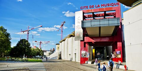 Entrée de la Cité de la musique